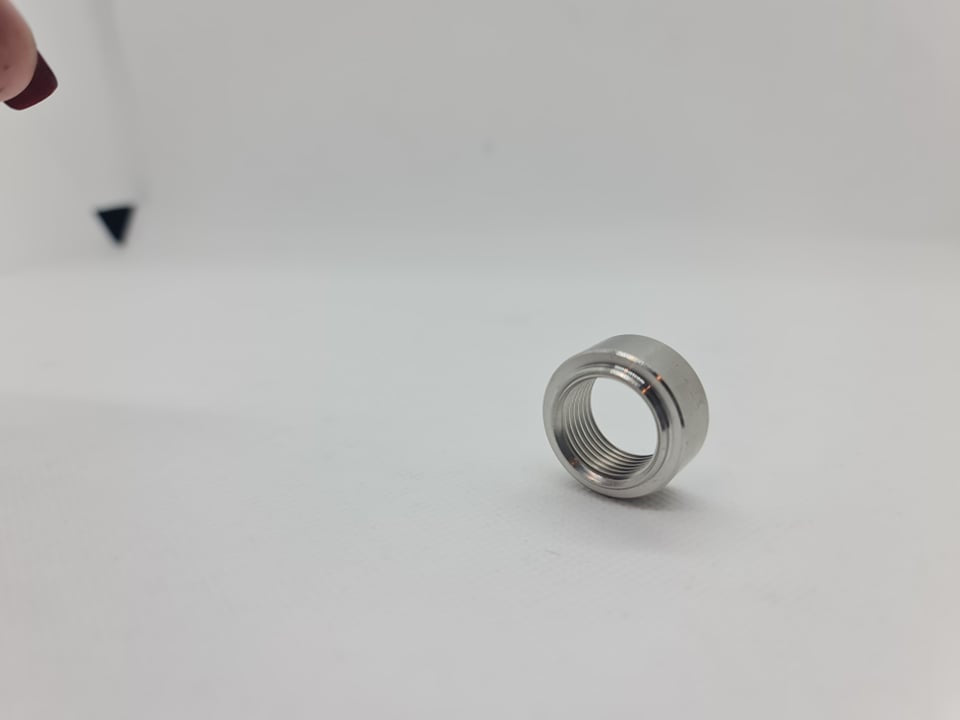 Oxygen Sensor bung - Weld on (Stainless Steel) - Style No.3